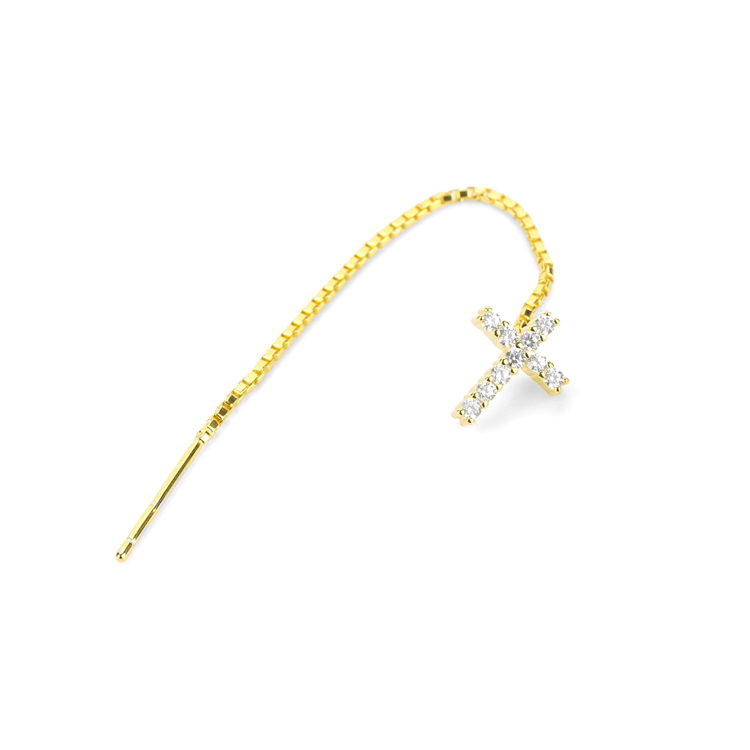 Orecchino Cross Gold