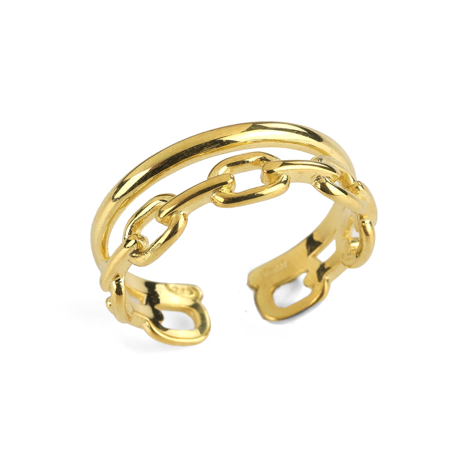 Anello Double Gold
