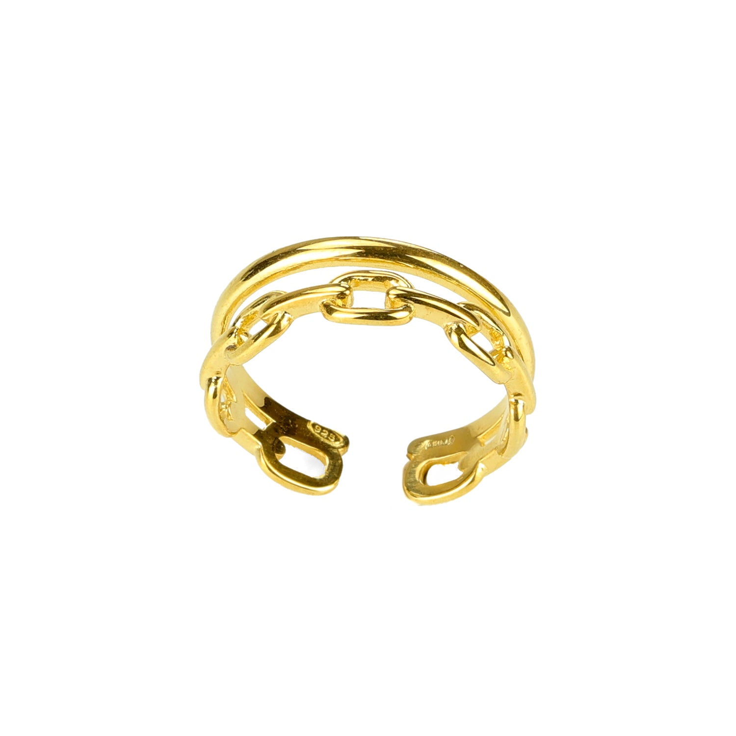 Anello Double Gold