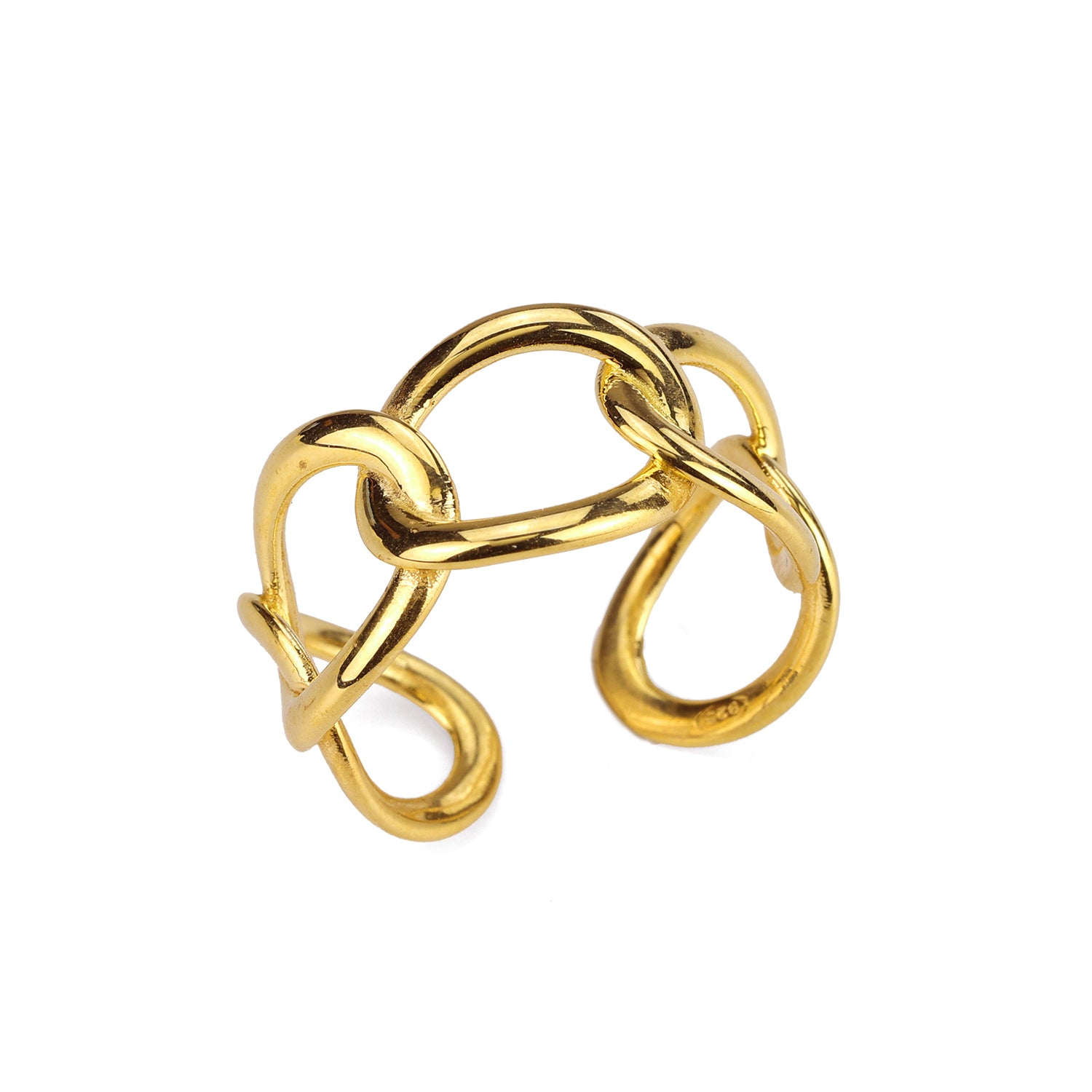 Anello Intrecciato Gold