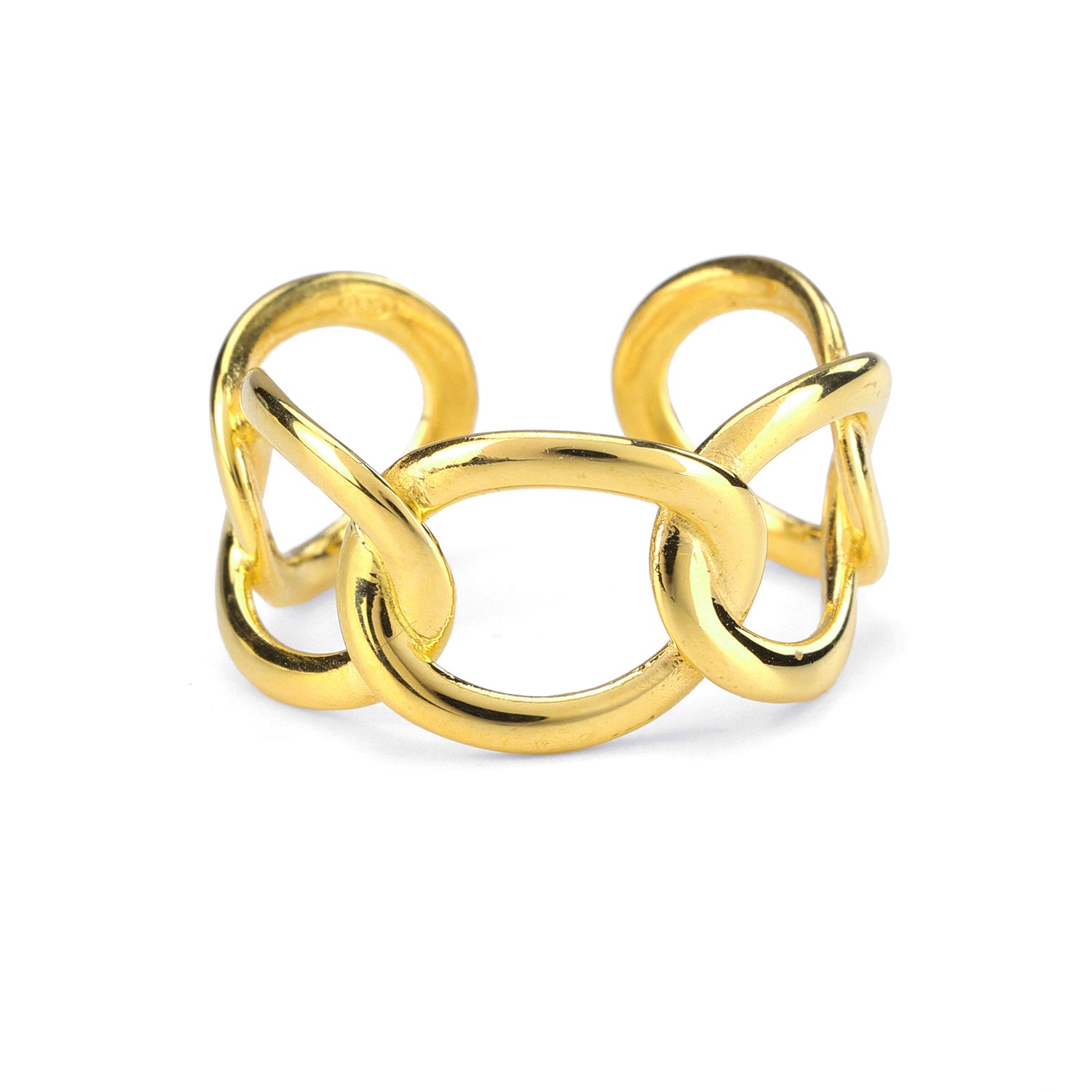 Anello Intrecciato Gold