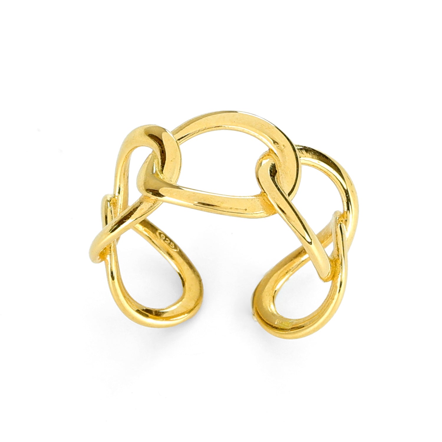 Anello Intrecciato Gold