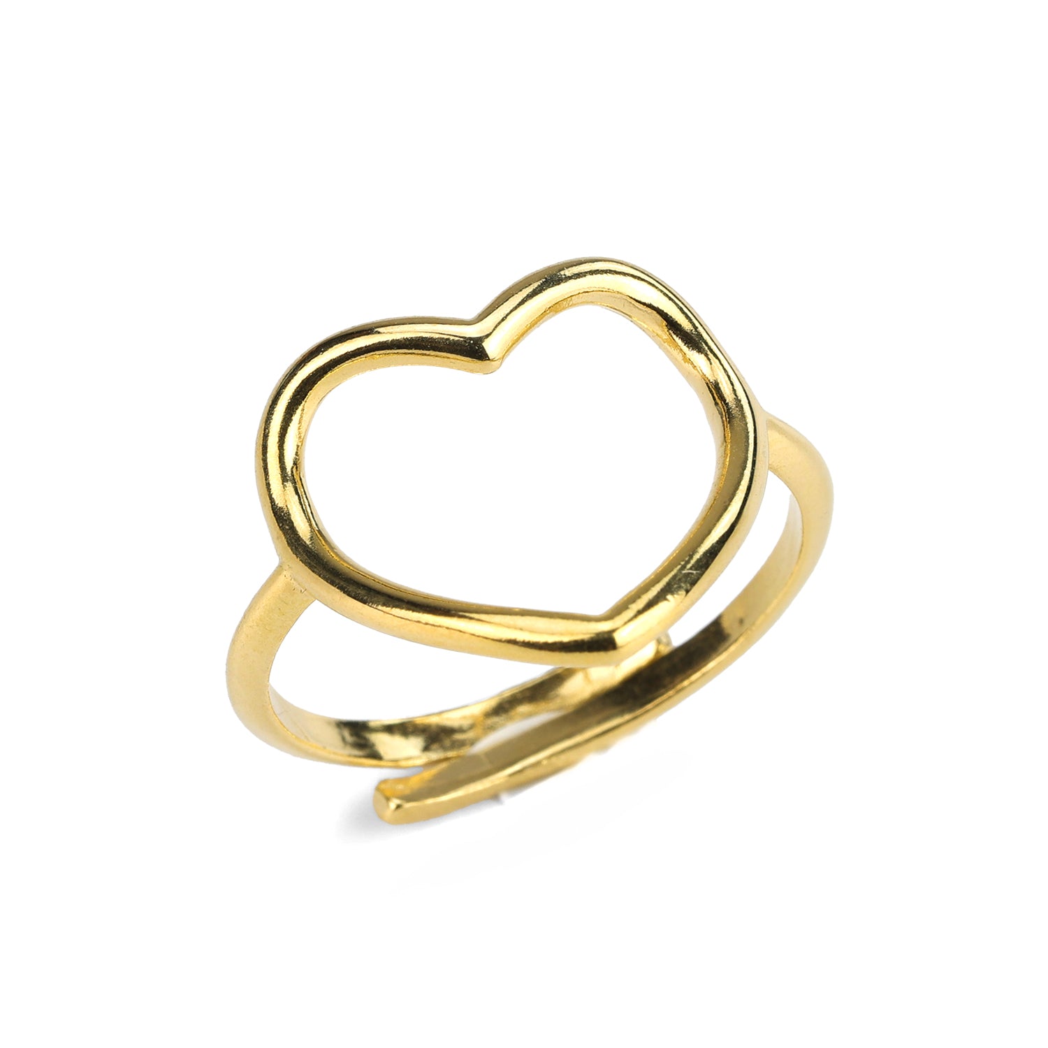 Anello Heart Big Gold