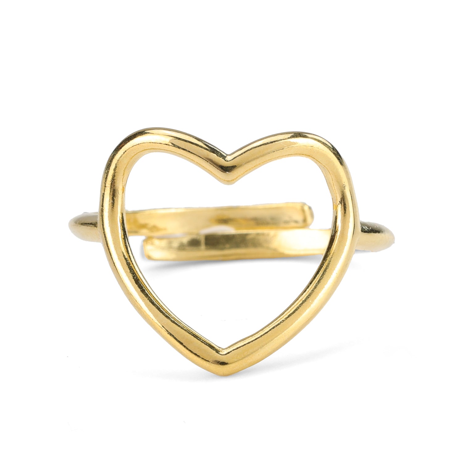 Anello Heart Big Gold