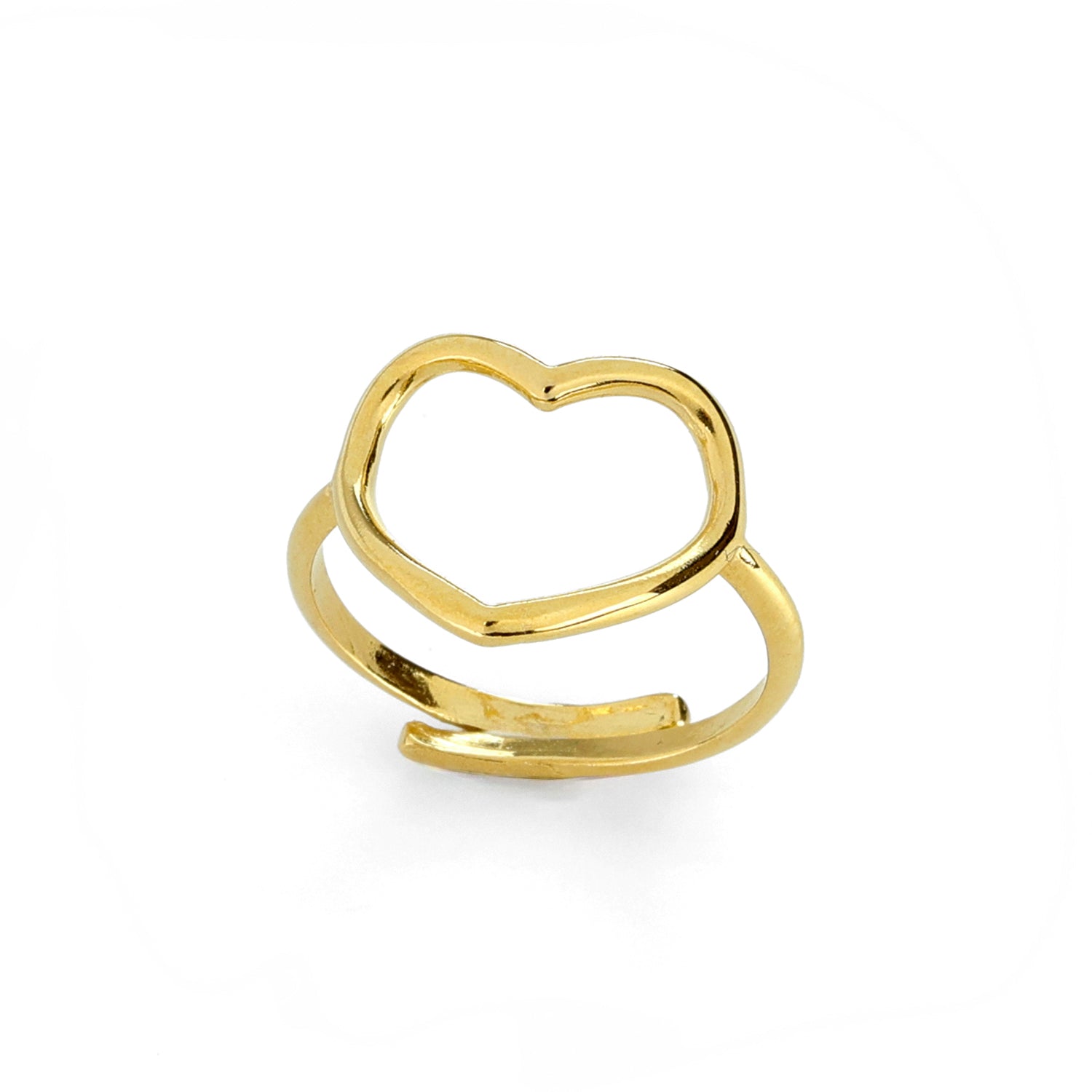 Anello Heart Big Gold