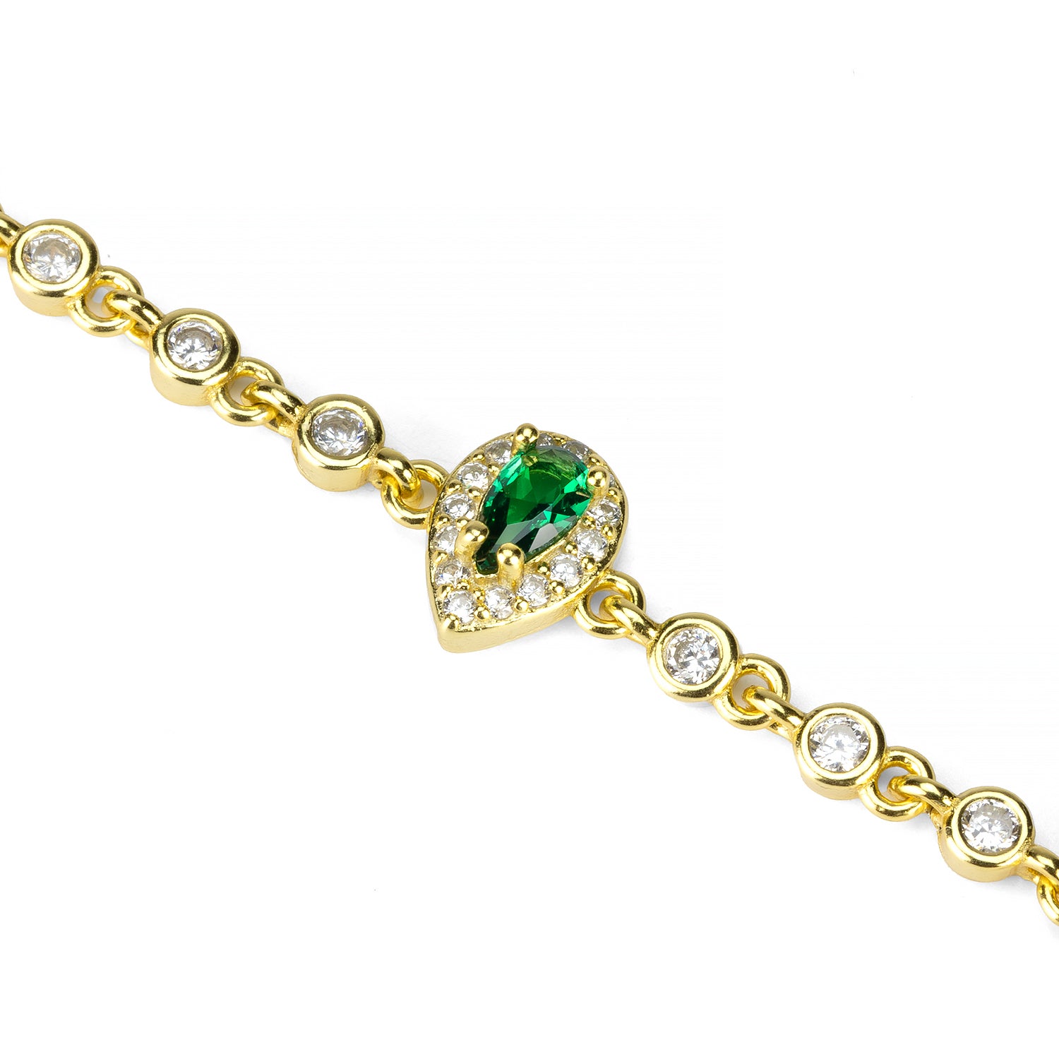 Cavigliera Goccia Verde