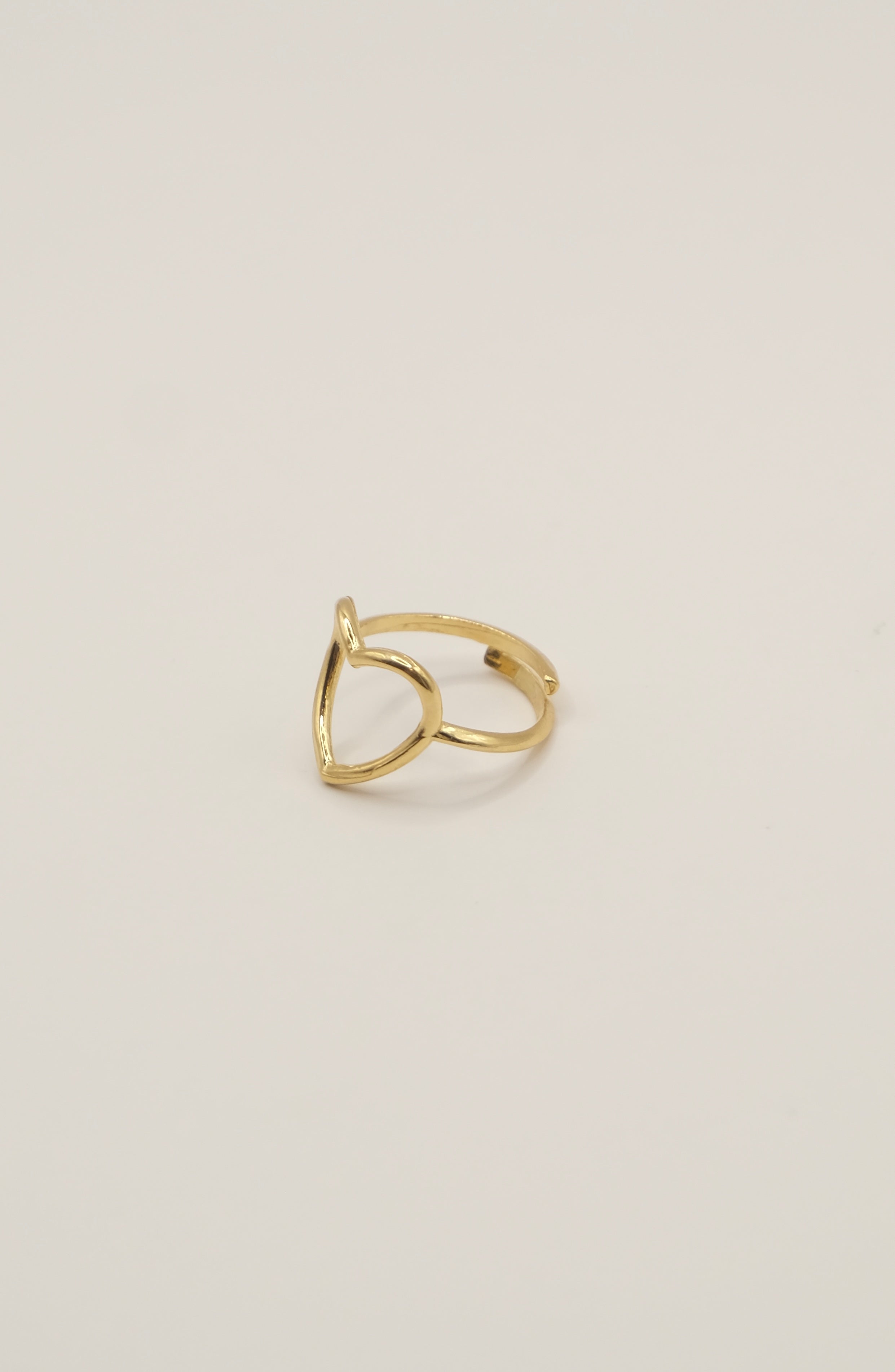 Anello Heart Big Gold