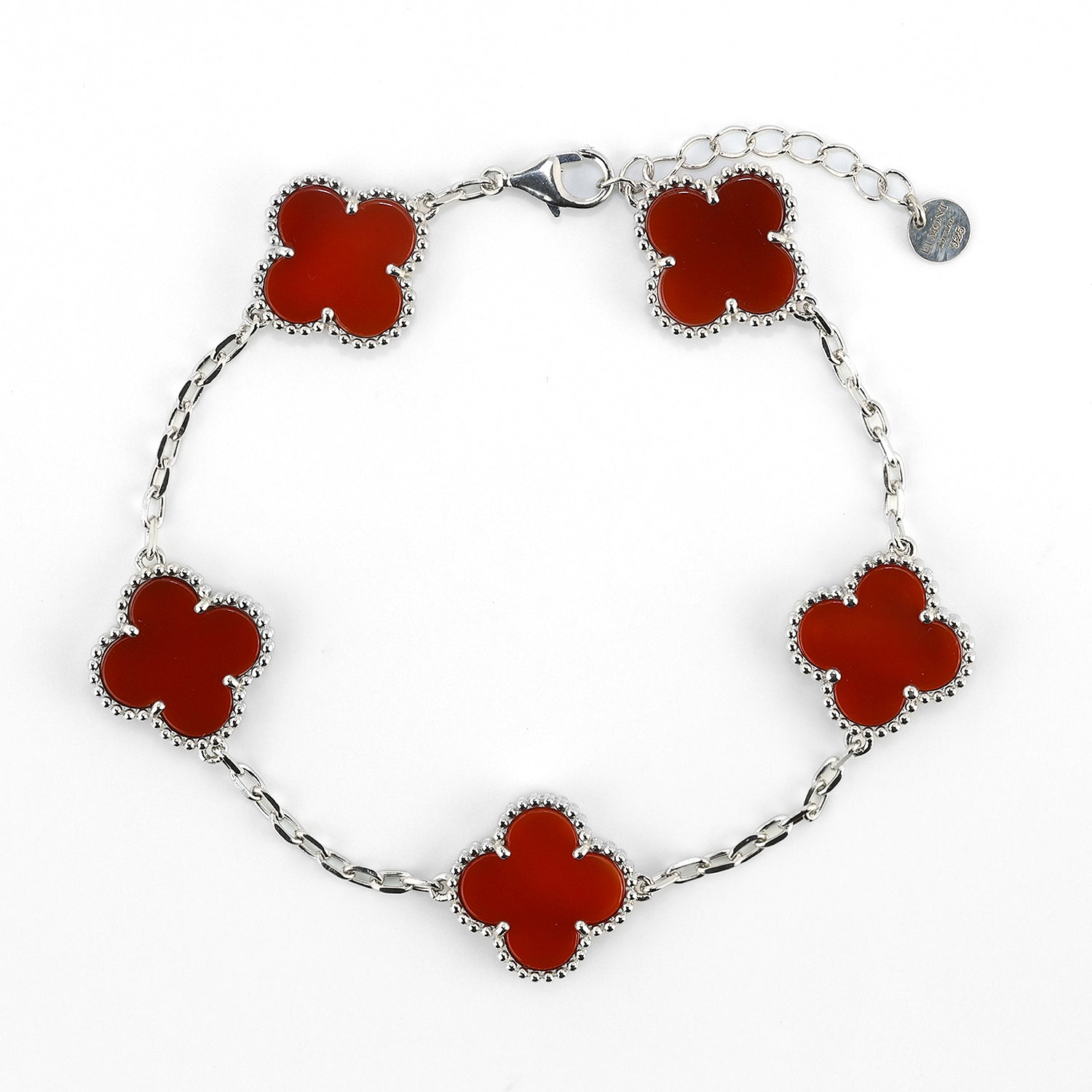 Bracciale 5th Avenue White Gold red