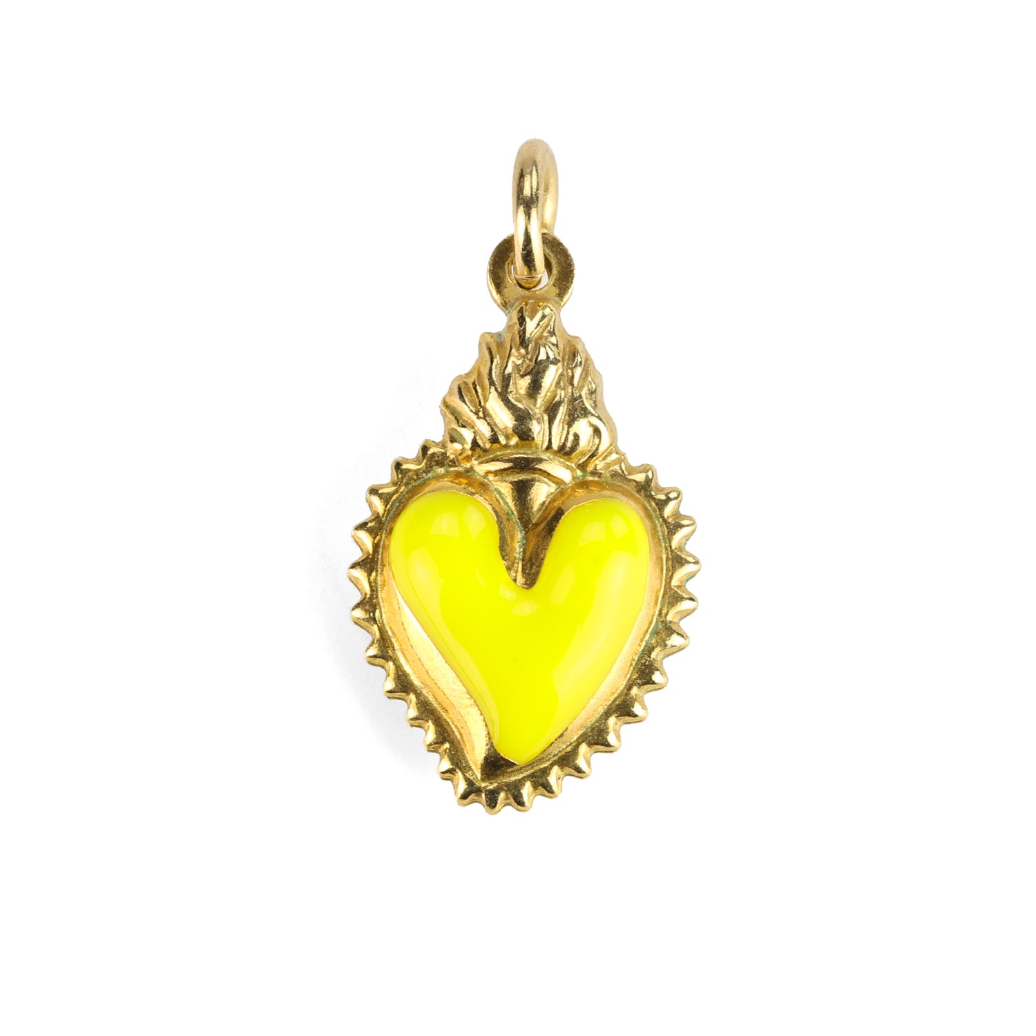 Ciondolo yellow heart