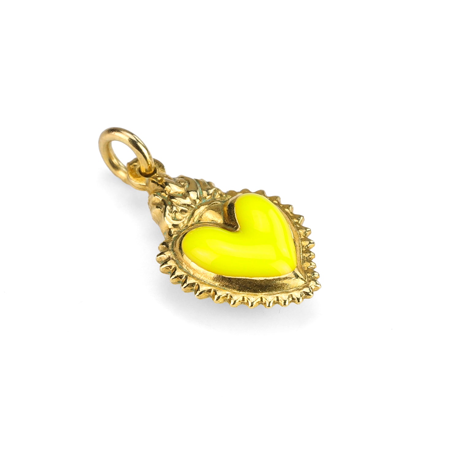 Ciondolo yellow heart