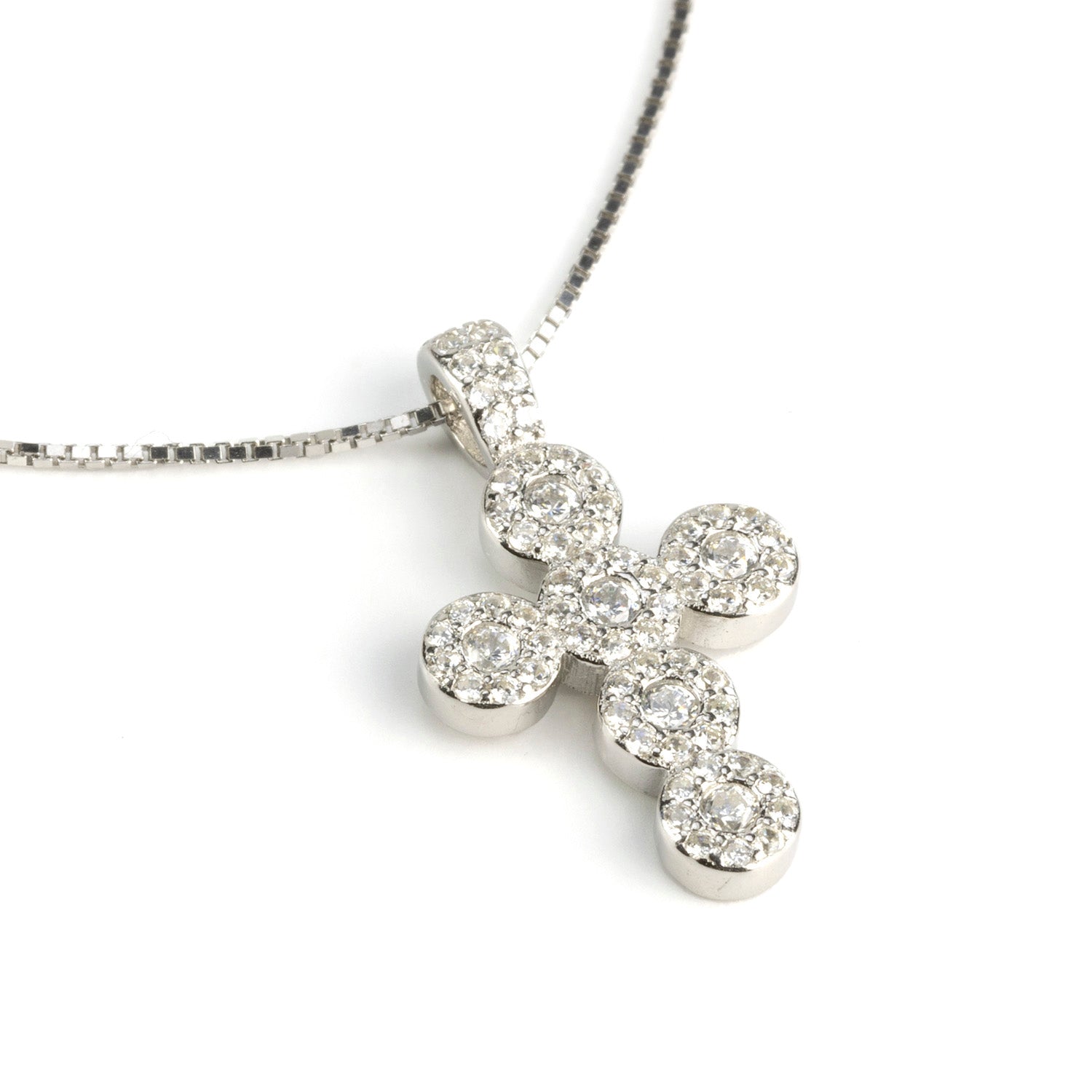 Collana Cross Diamond