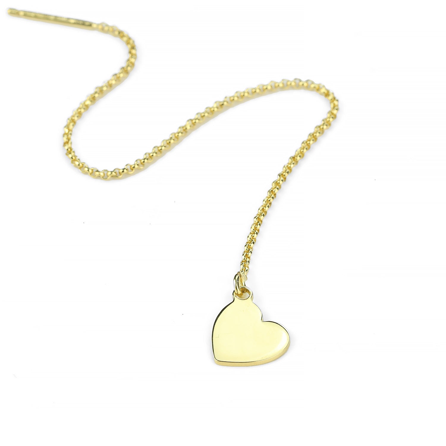 Orecchino Cooper Heart Gold