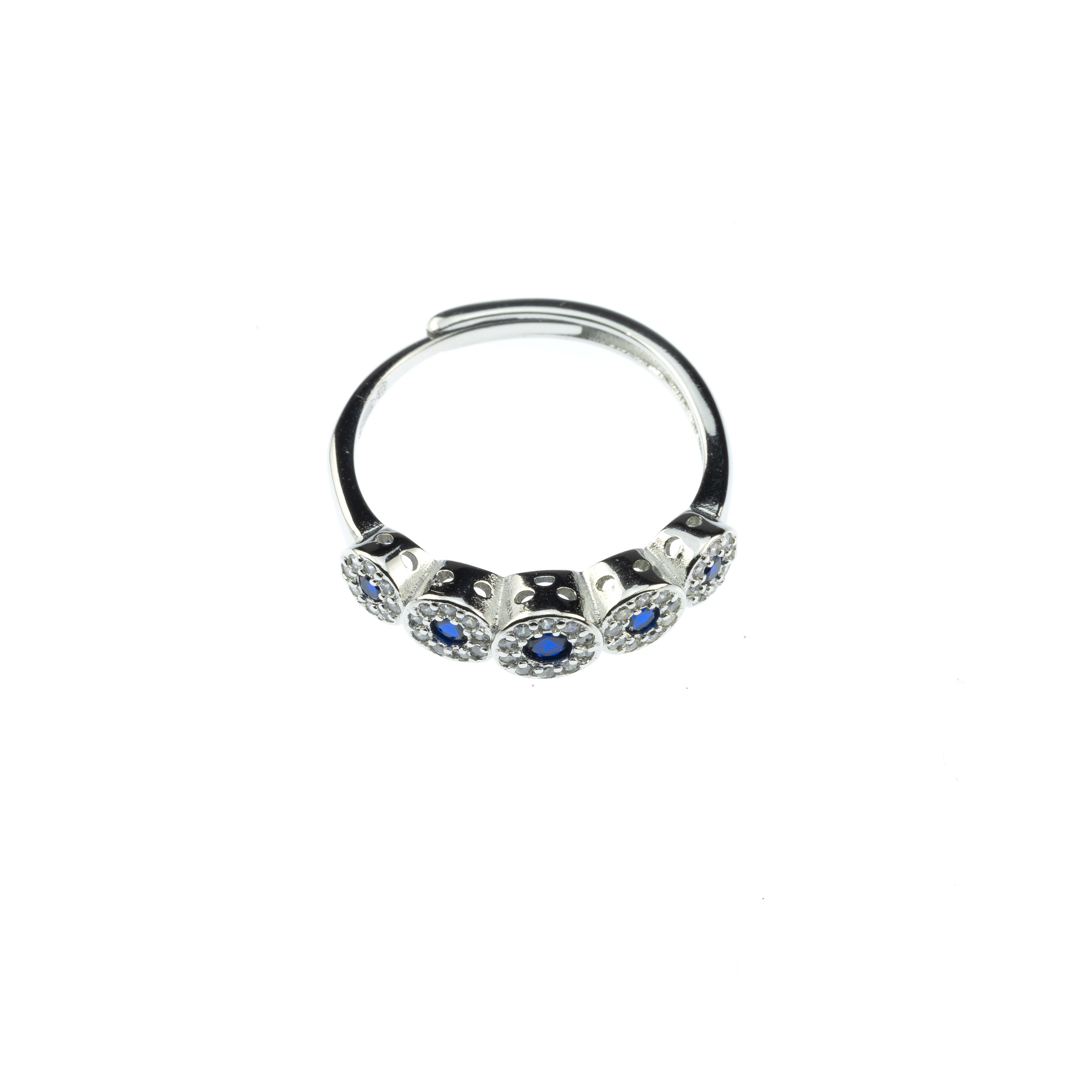 Anello Diamond District Blue