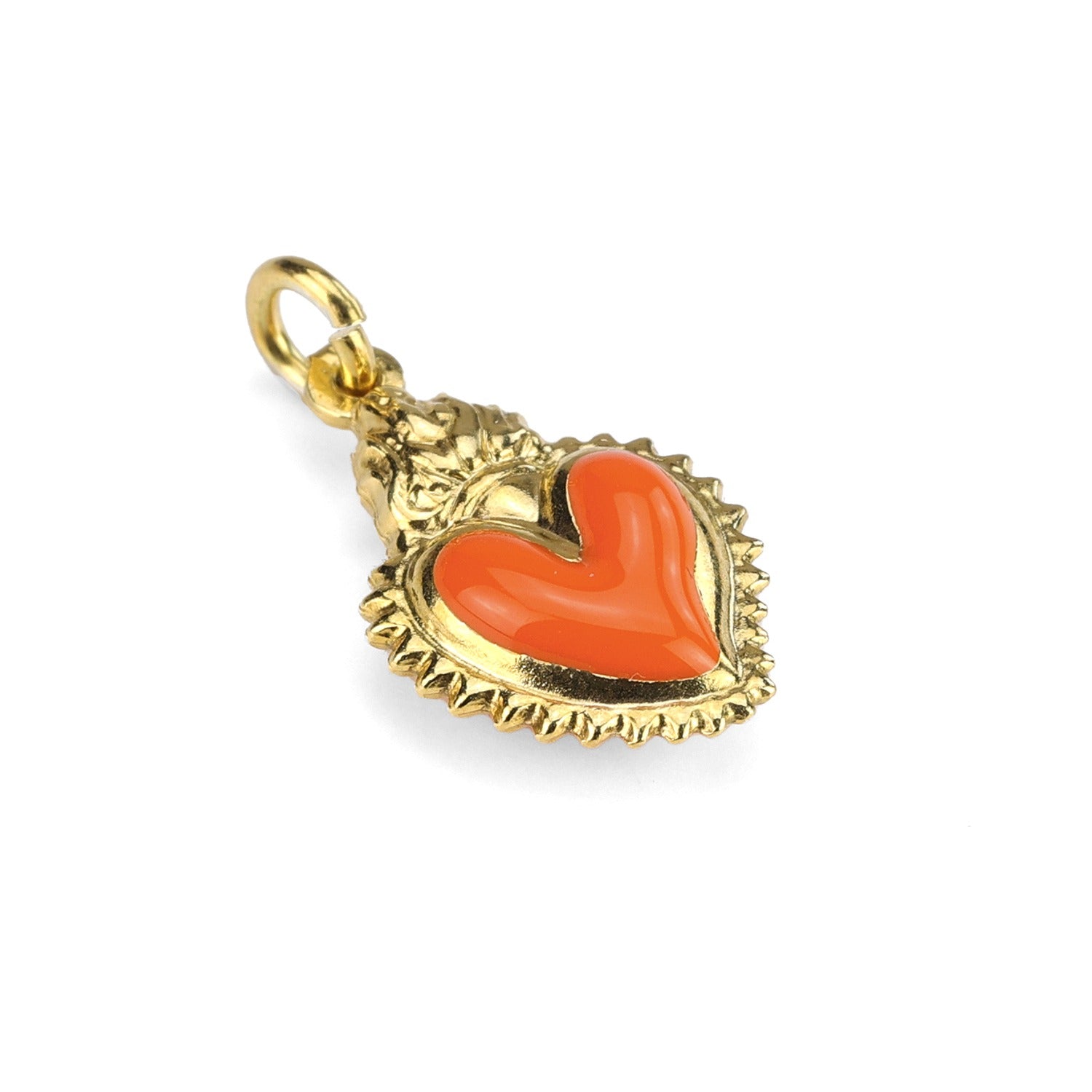 Ciondolo orange heart