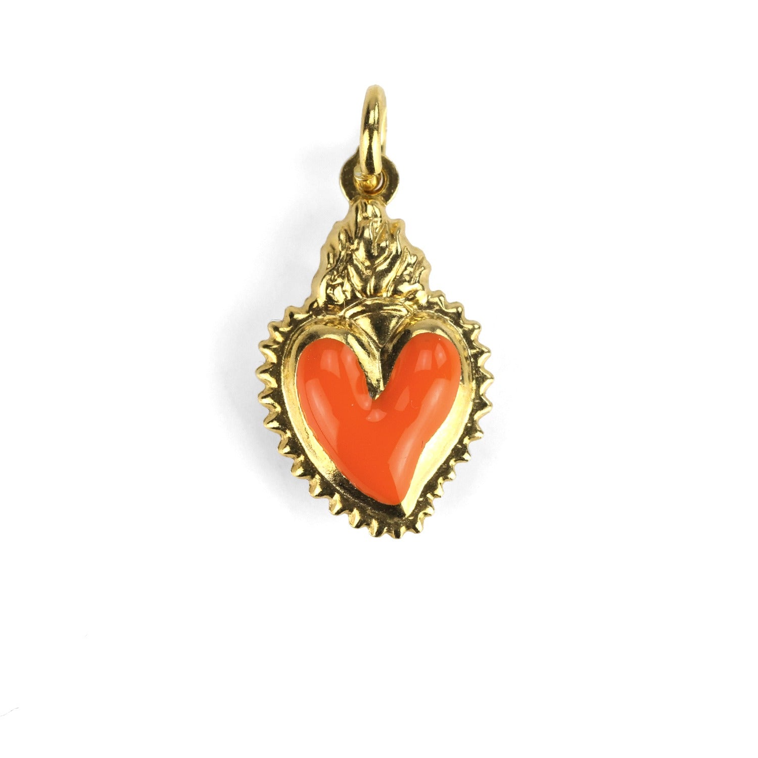 Ciondolo orange heart